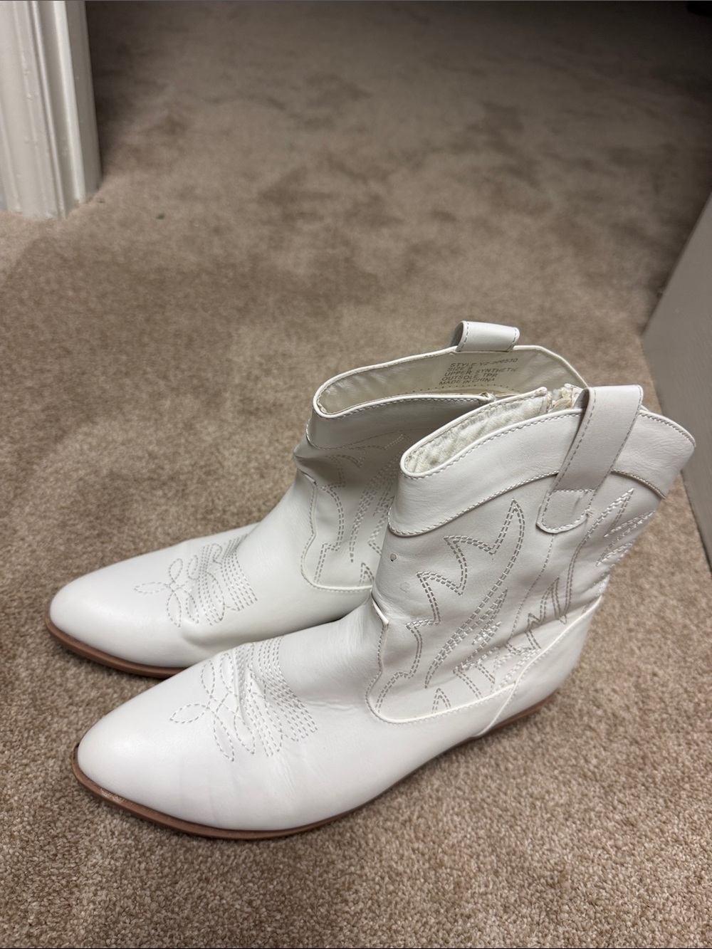 White booties